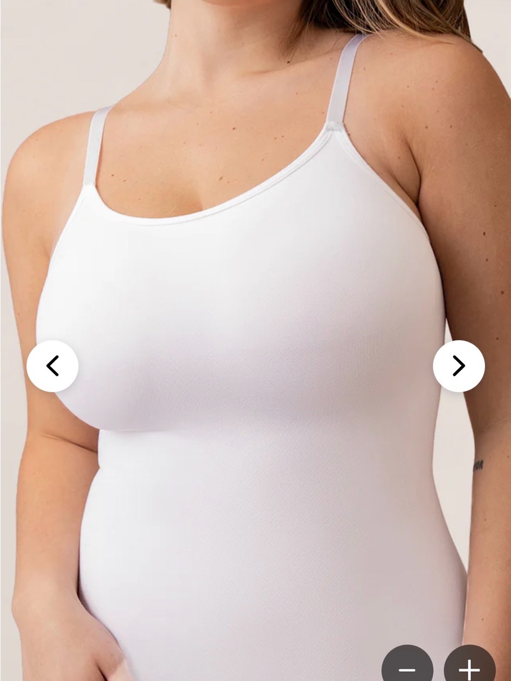 Empetua by Shapermint Scoop Neck Cami NWT White Medium